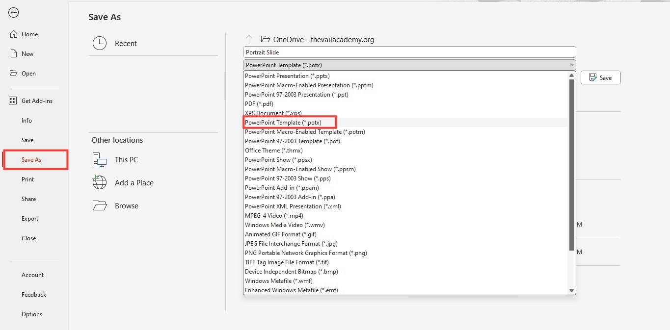 How To Make An Orientation Change From Landscape To Portrait In PowerPoint MyExcelOnline