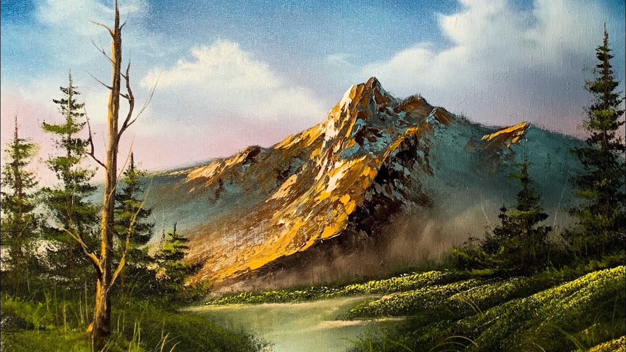 landscape art mountains