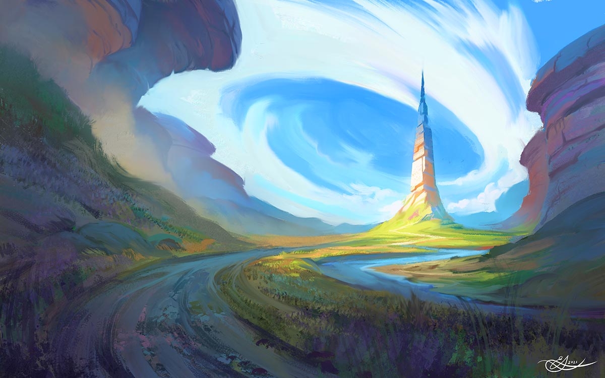 How To Paint A Fantasy Landscape Eben Schumacher Art