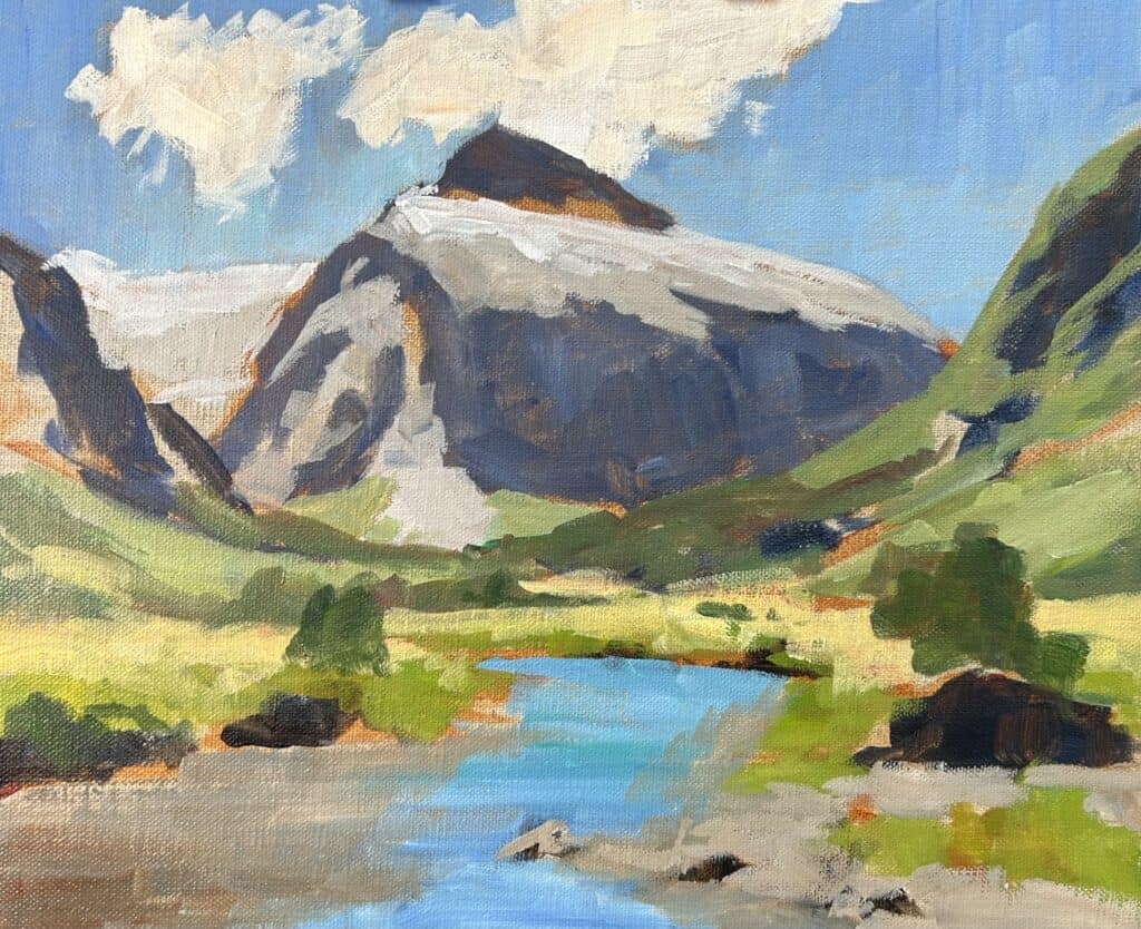 easy landscape art