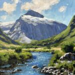 How To Paint A Landscape In Acrylics