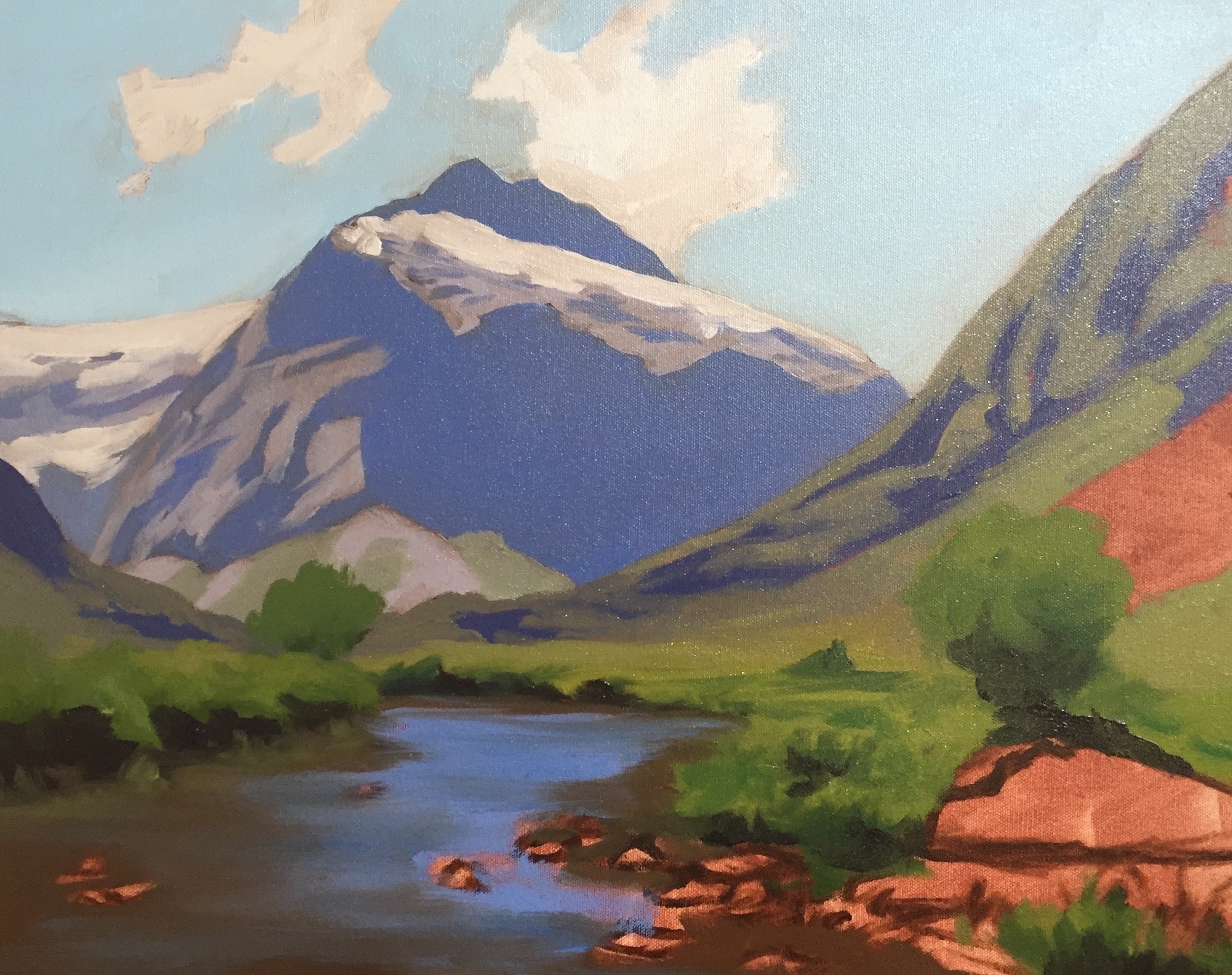 How To Paint A Mountain Landscape A Step By Step Guide