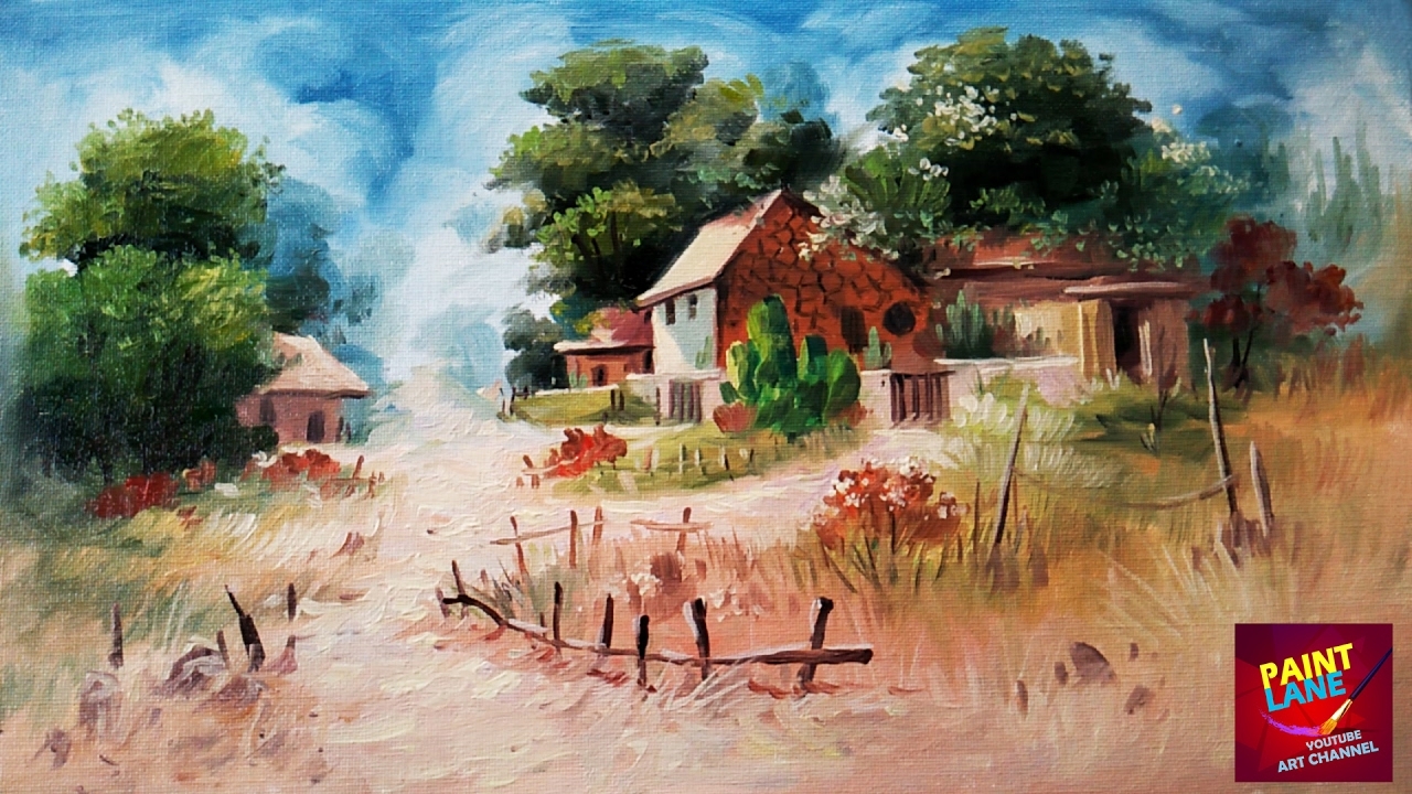 landscape oil on canvas