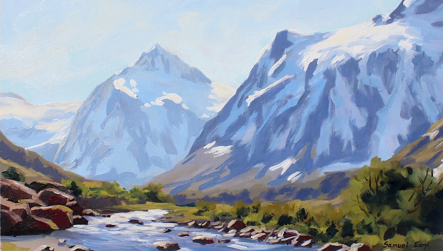 How To Paint A Snowy Mountain Landscape En Plein Air Samuel Earp