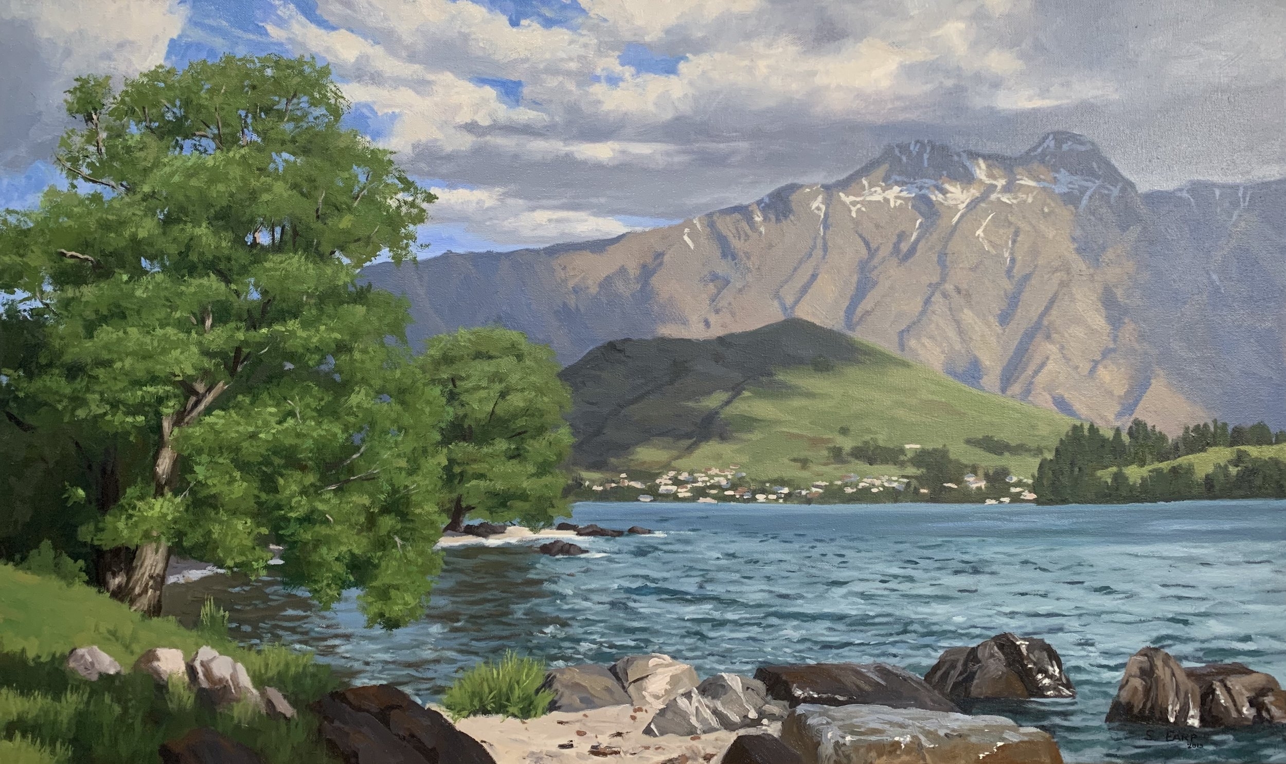 landscape and trees
