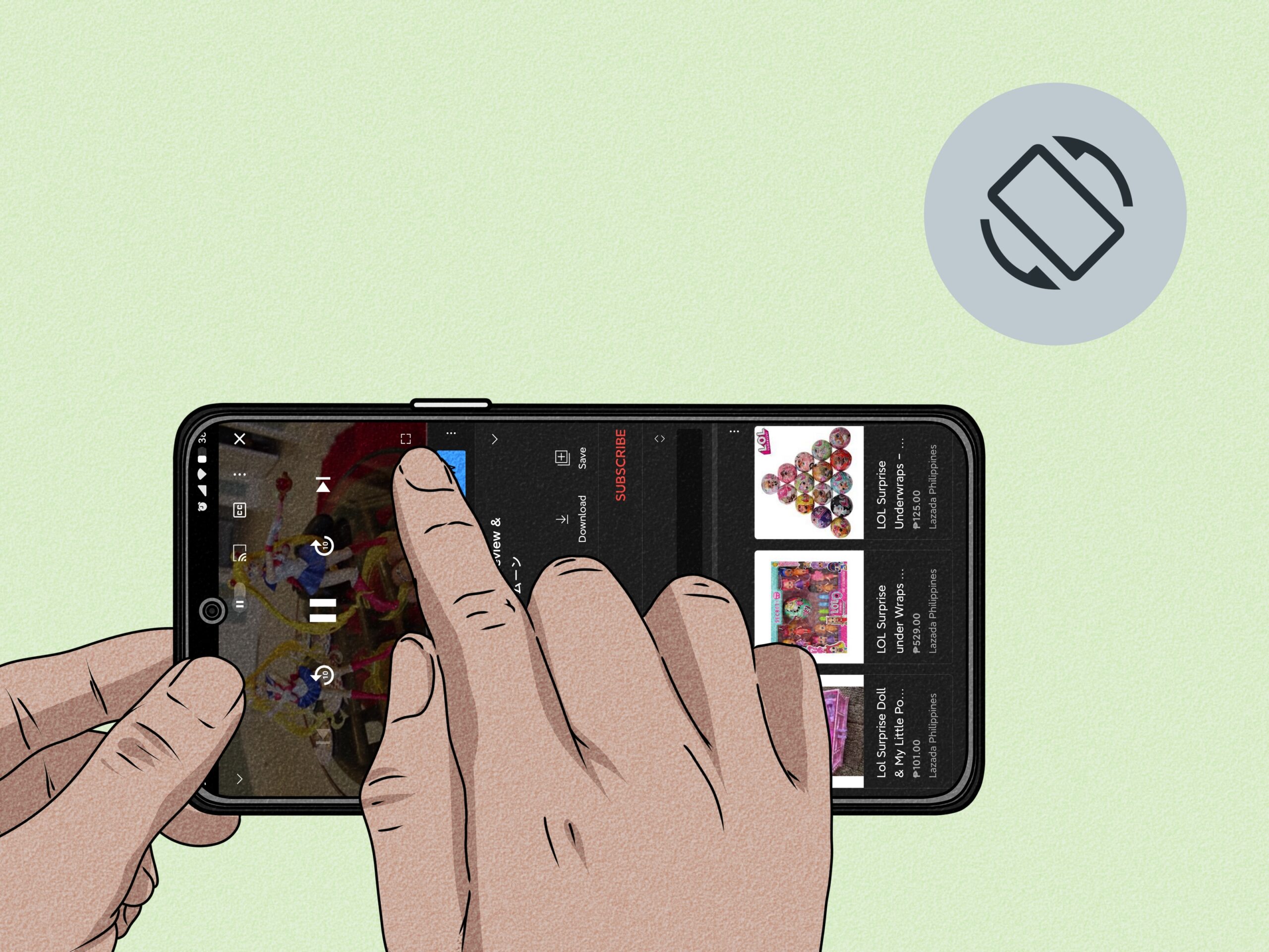 How To Switch To Portrait Or Landscape Mode On Android 5 Steps