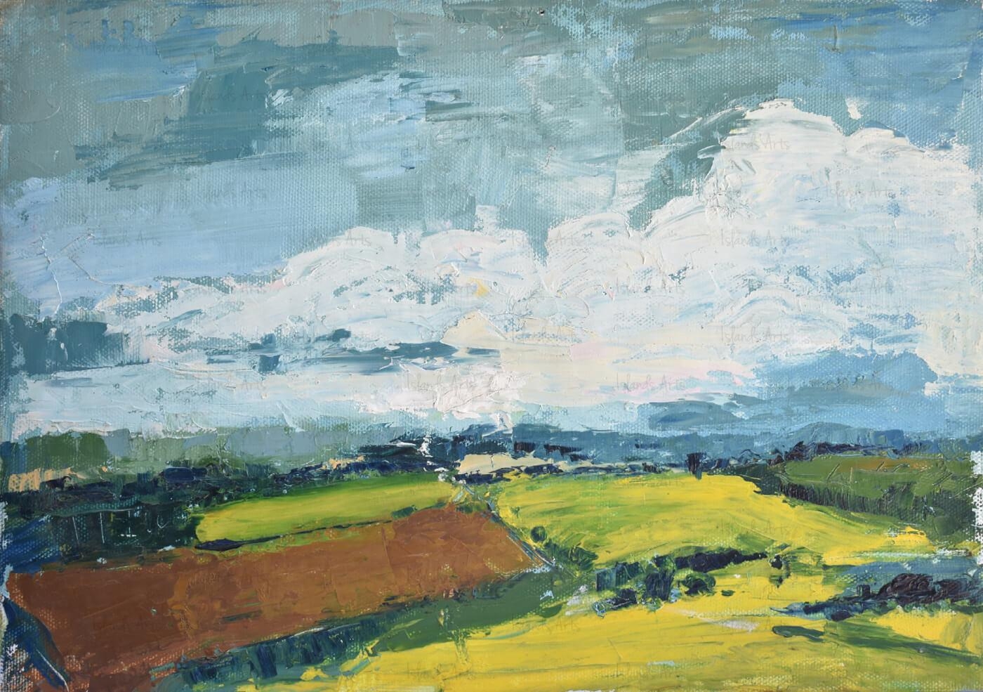 Impressionist Landscape Art And Canvas By Island Arts