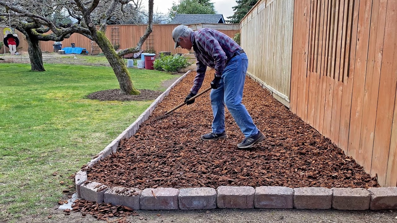 Install Beauty Bark Landscaping DIY YouTube
