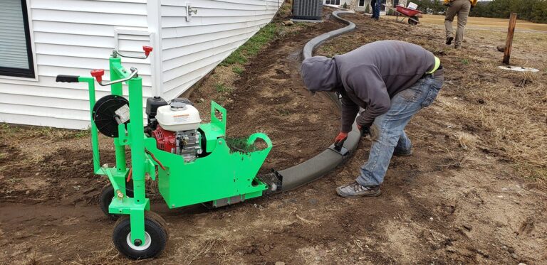 Installation Process Concrete Landscape Edging MN