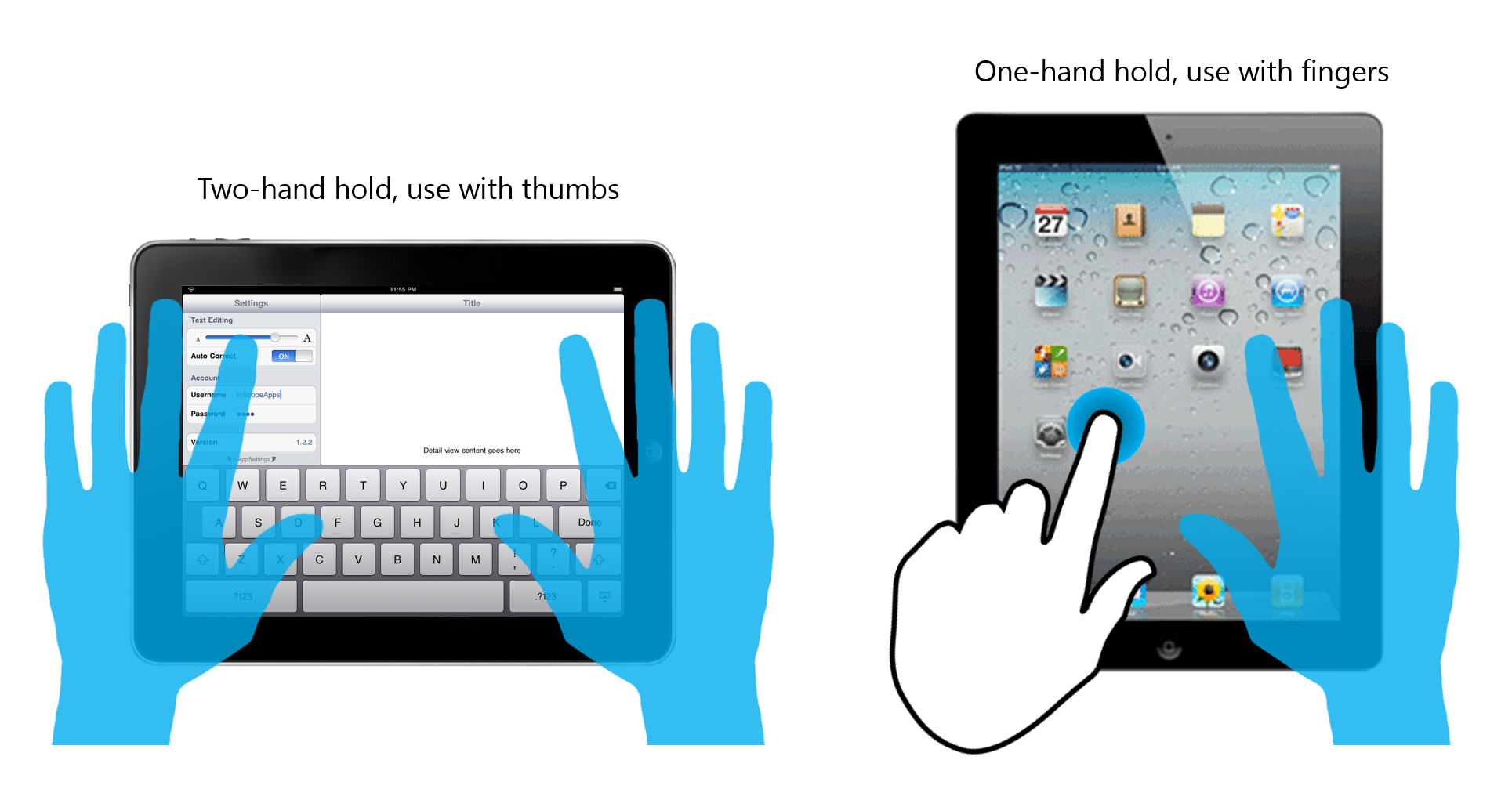 Interface Design For Mobile And Tablets Landscape Vs Portrait