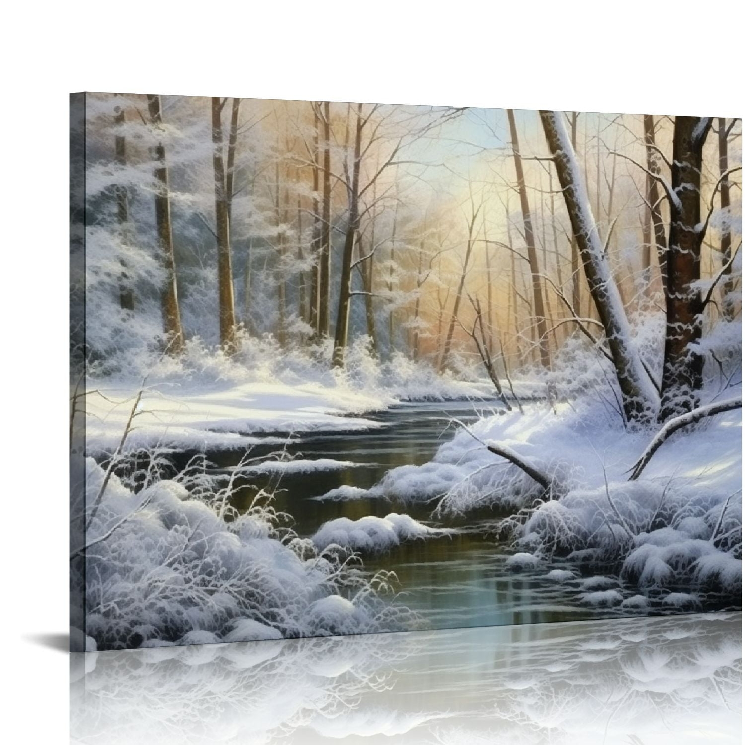 winter landscape painting