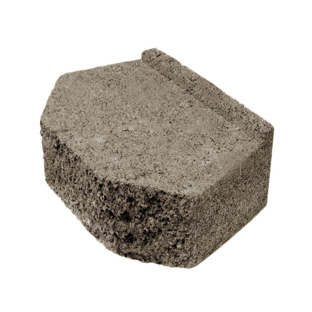 Keystone Arborstone 12 In X 4 In X 8 In Dark Gray Concrete Garden Wall Block KEYARG The Home Depot