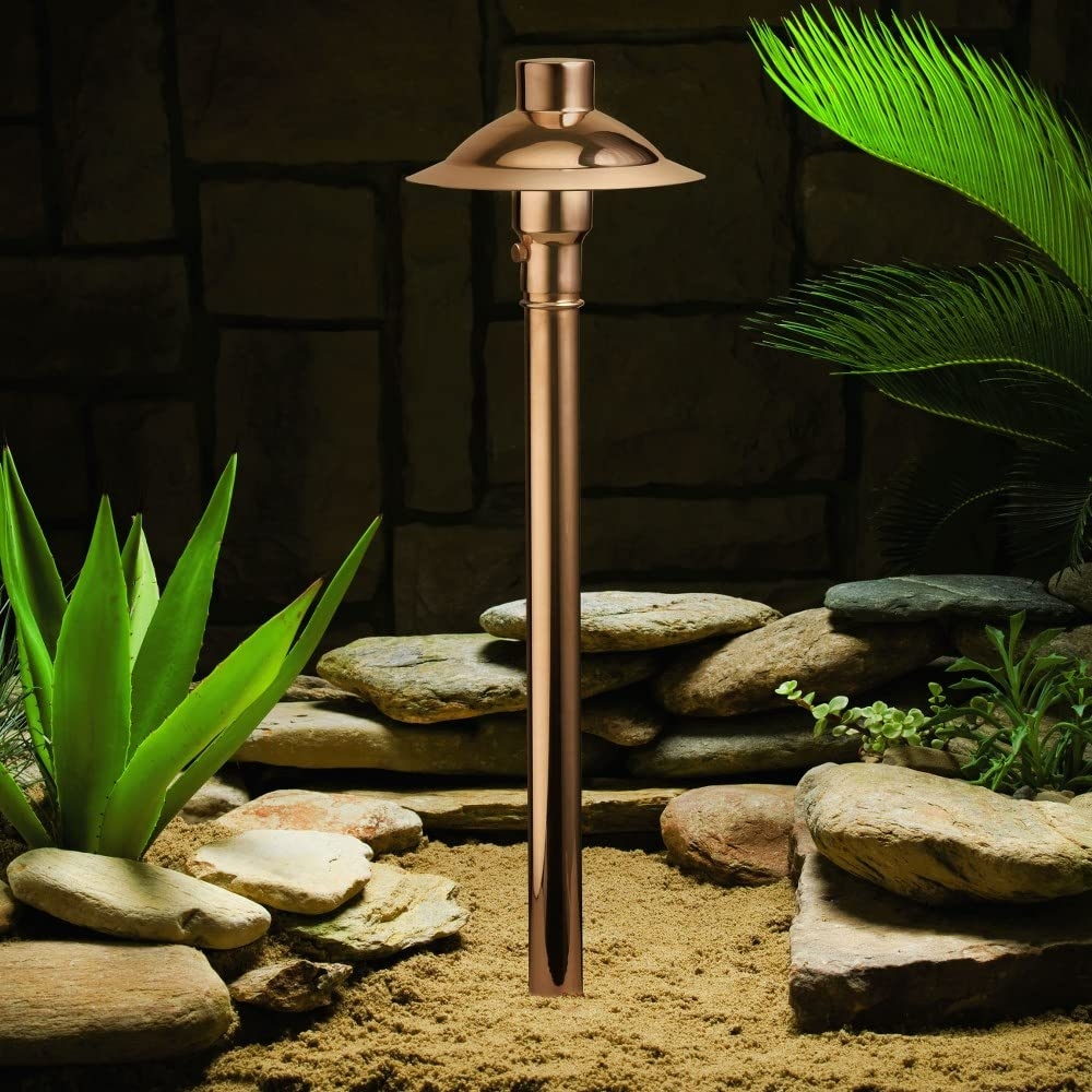 Kichler 15350CO Copper Path Spread 1 Light 12V Copper Amazon
