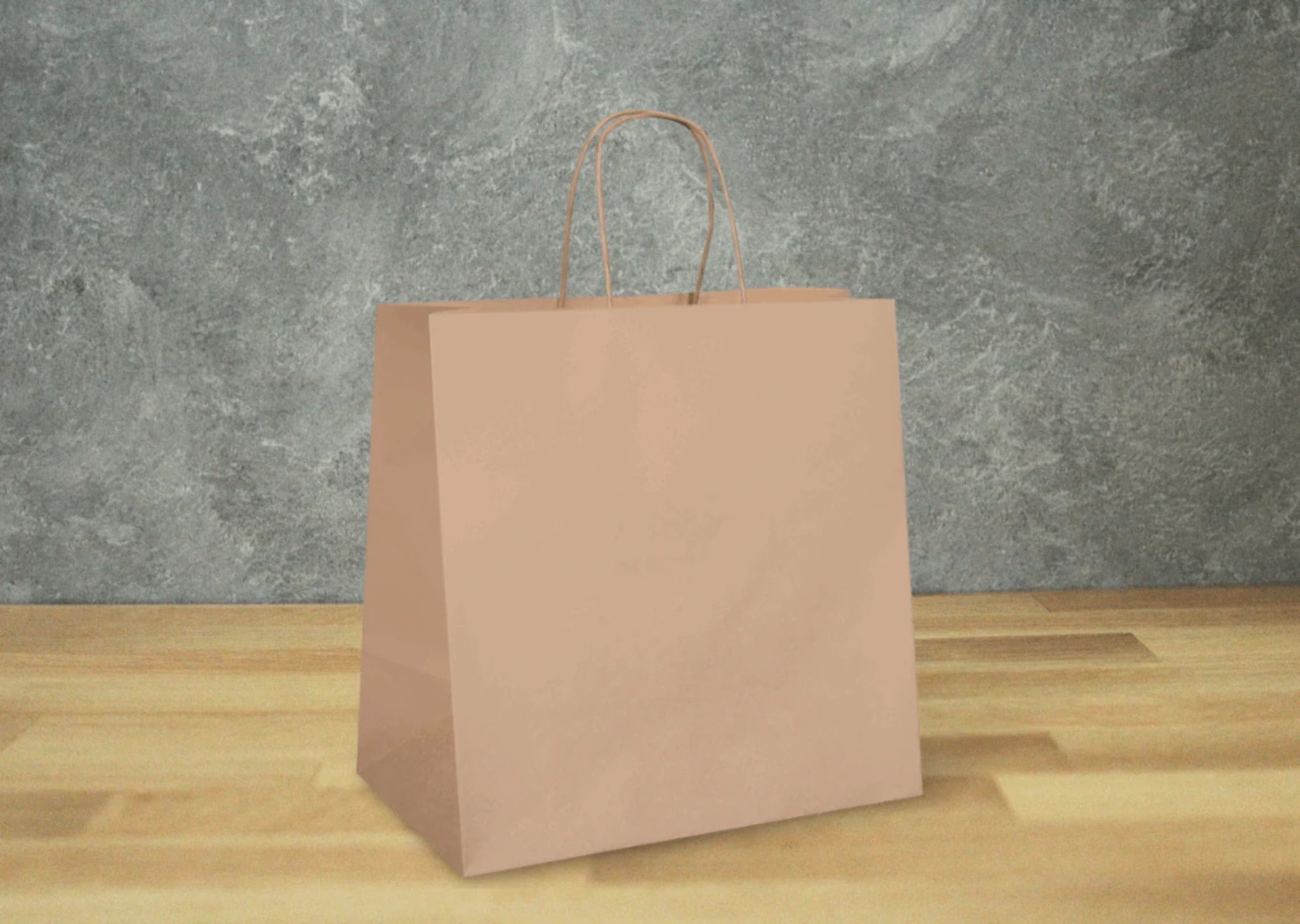 Kraft Paper Take Out Bag 250pcs Medium Paper Bag PTH Handle 11 X 11 X 6 Walmart Business Supplies