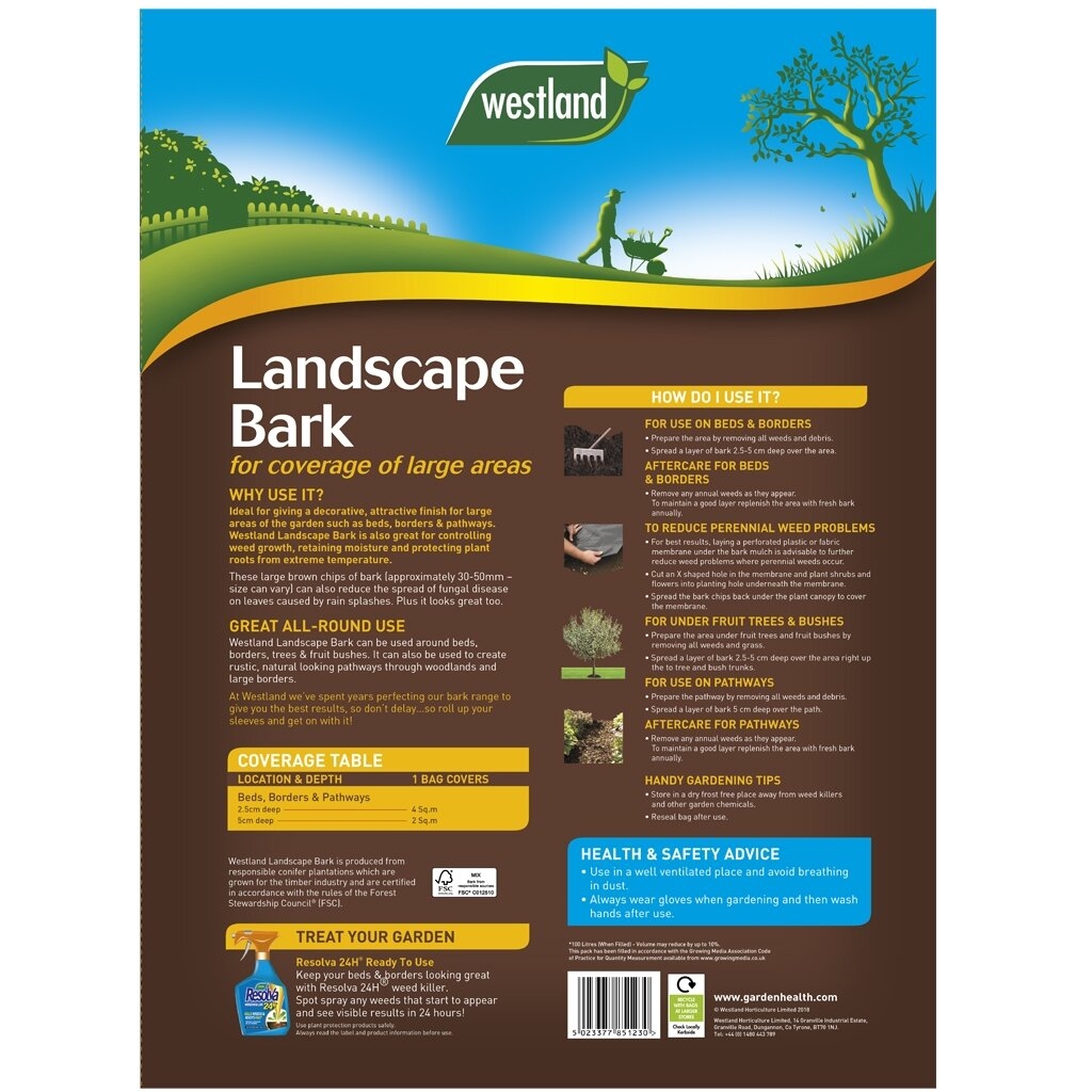 landscape bark 100l