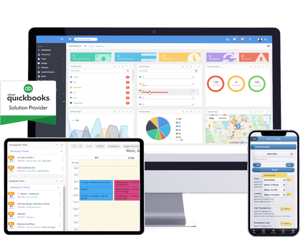 Landscape Business Software Scheduling And Dispatching Software Quickbooks 