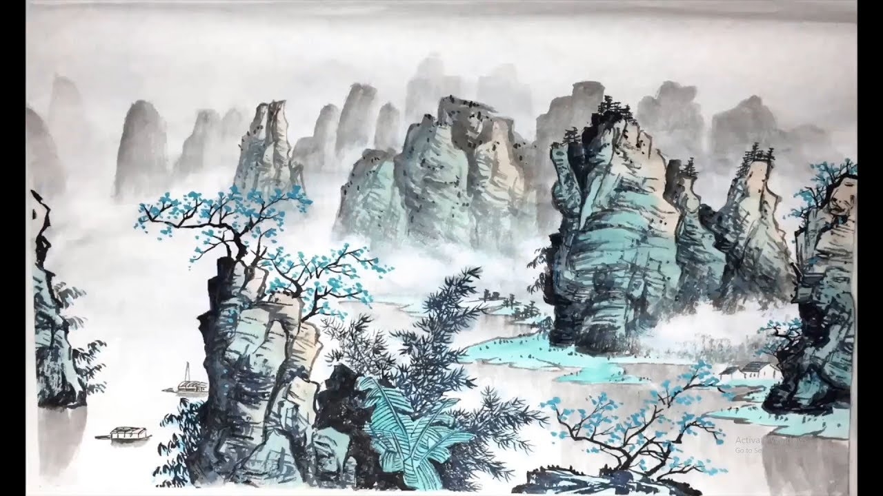Landscape Chinese Art Painting YouTube