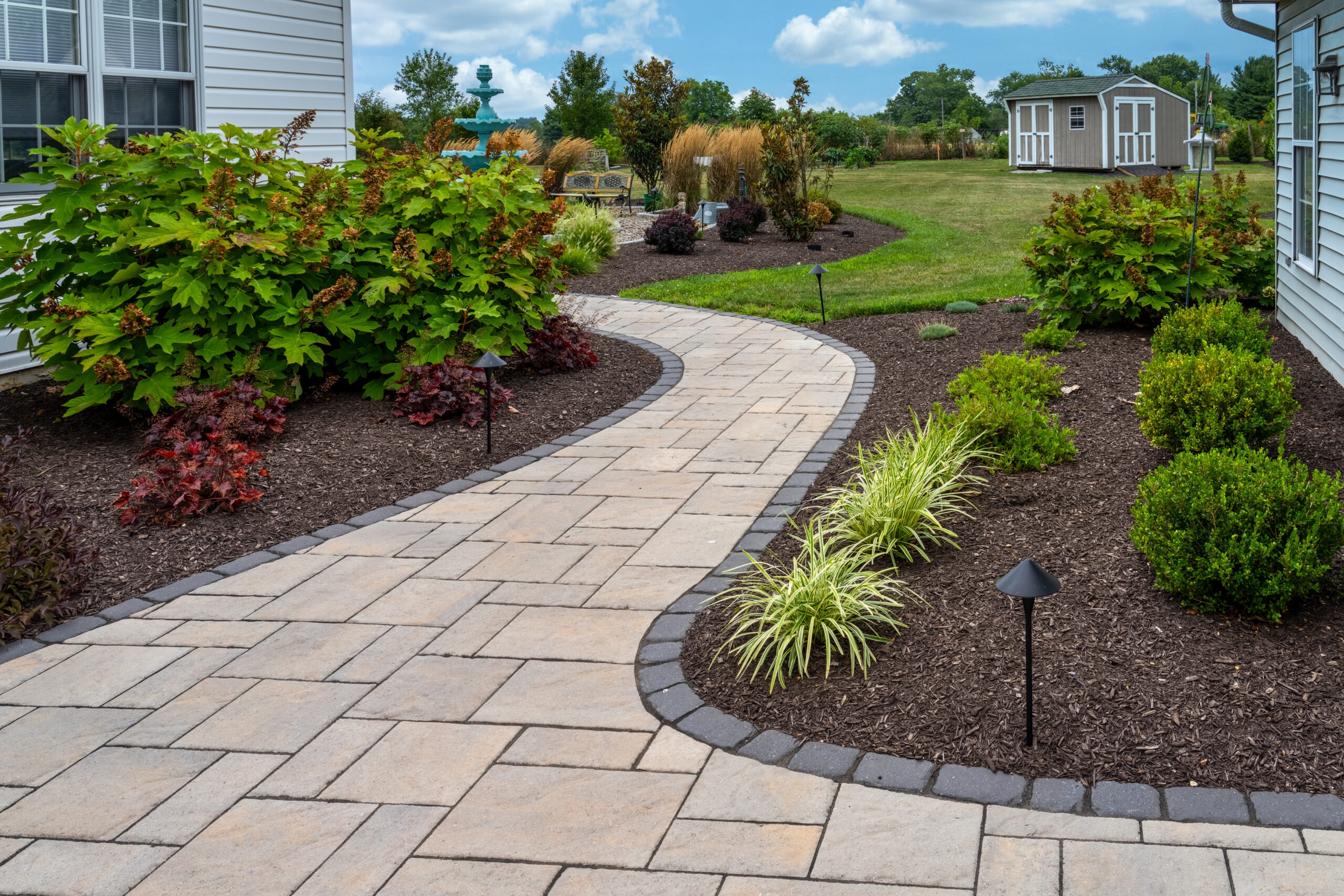 Landscape Design Installation In Montgomery County PA Blue Tree