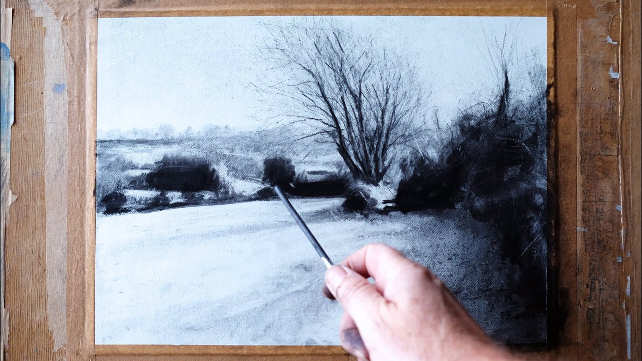 charcoal artists landscapes