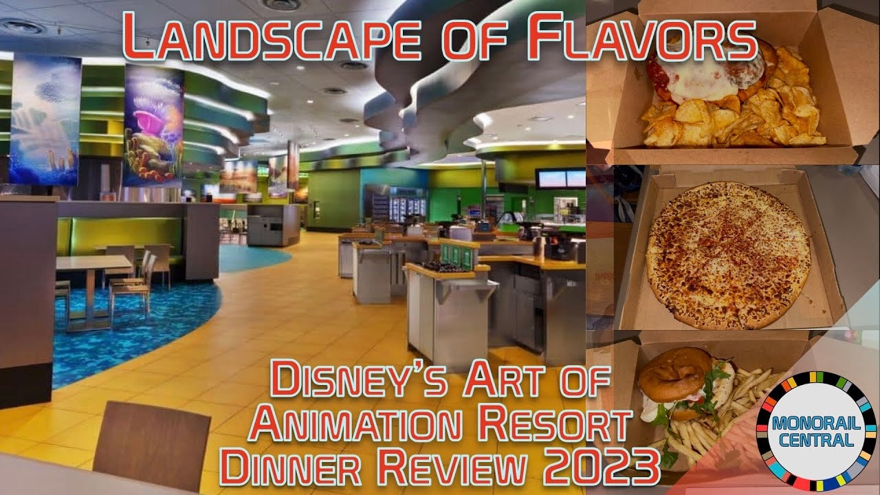 Landscape Of Flavors Dinner Review Disney s Art Of Animation Resort 2025 2023 YouTube