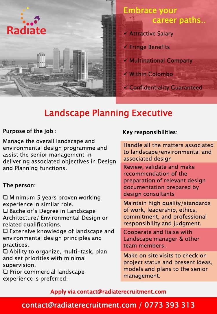 landscape architect vacancy