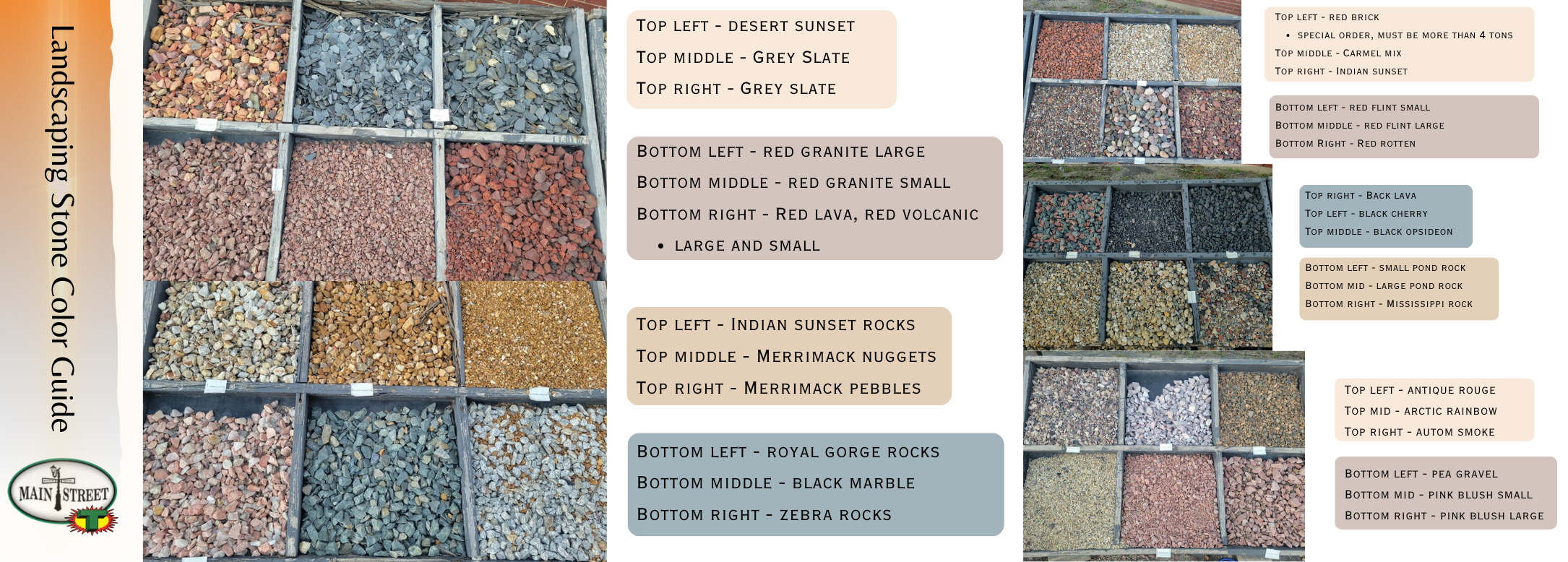 Landscape Stone Main Street Landscape Supply And Services
