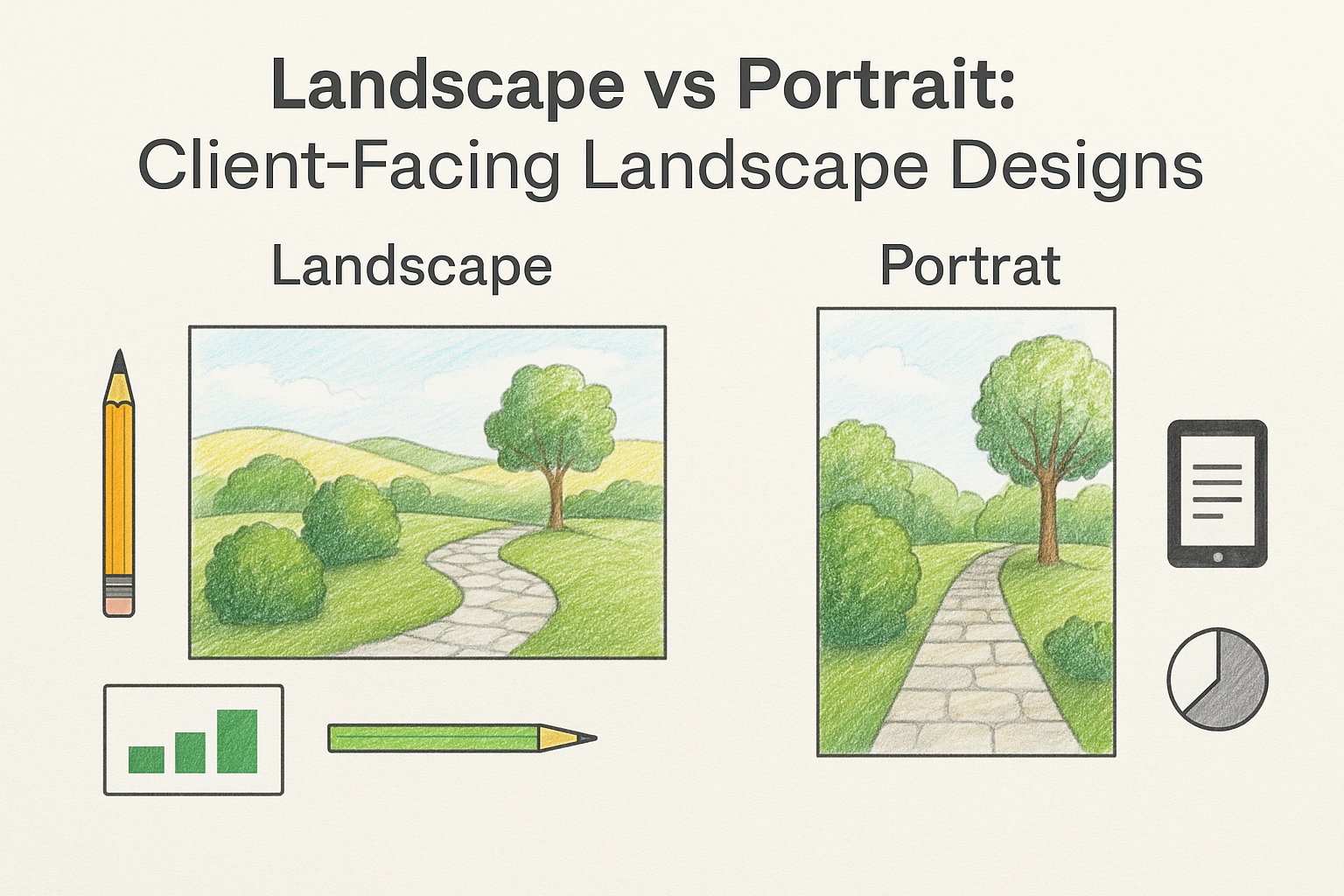 portrait versus landscape