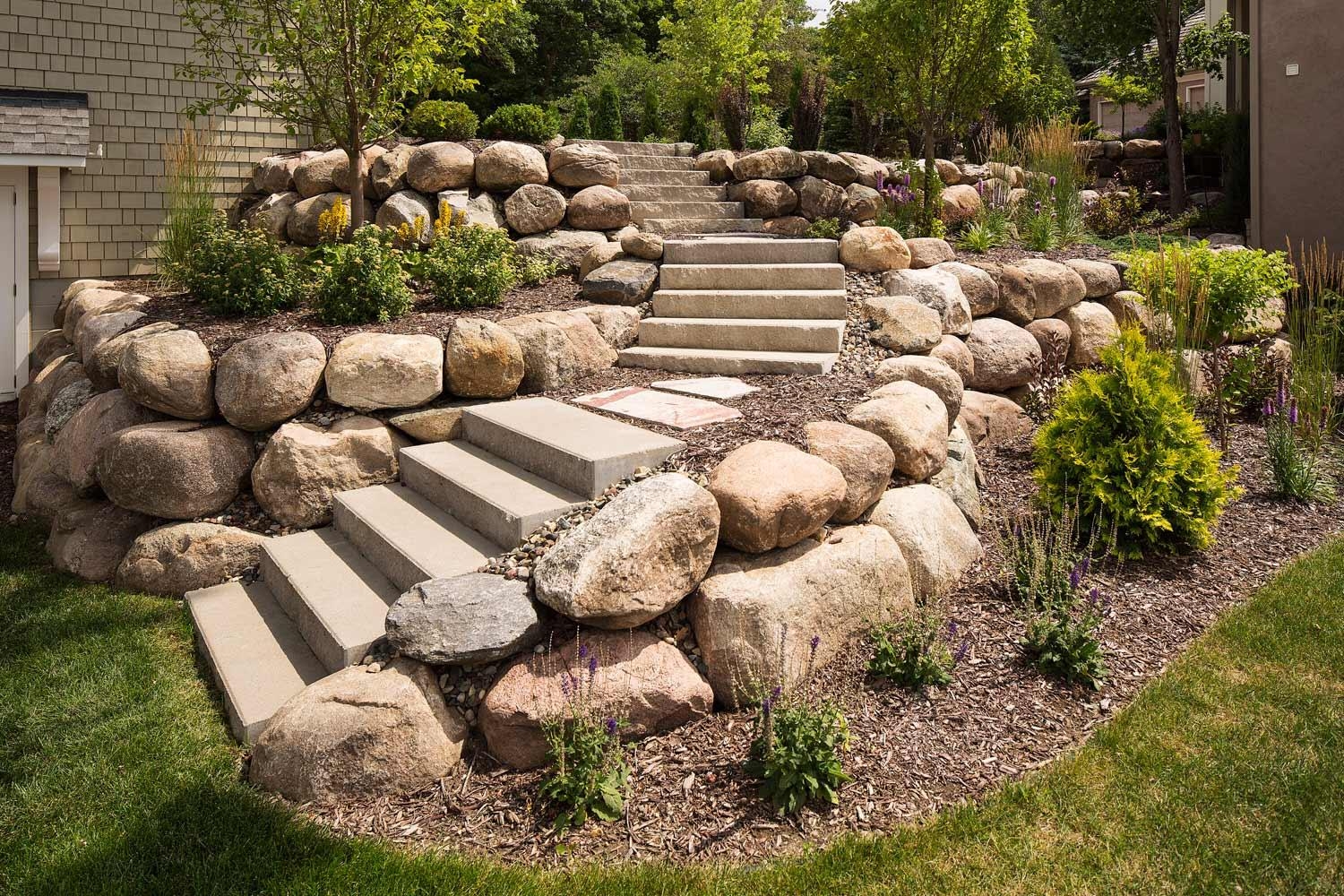 Landscaping Steps Stairs Design And Construction Minneapolis Minnesota