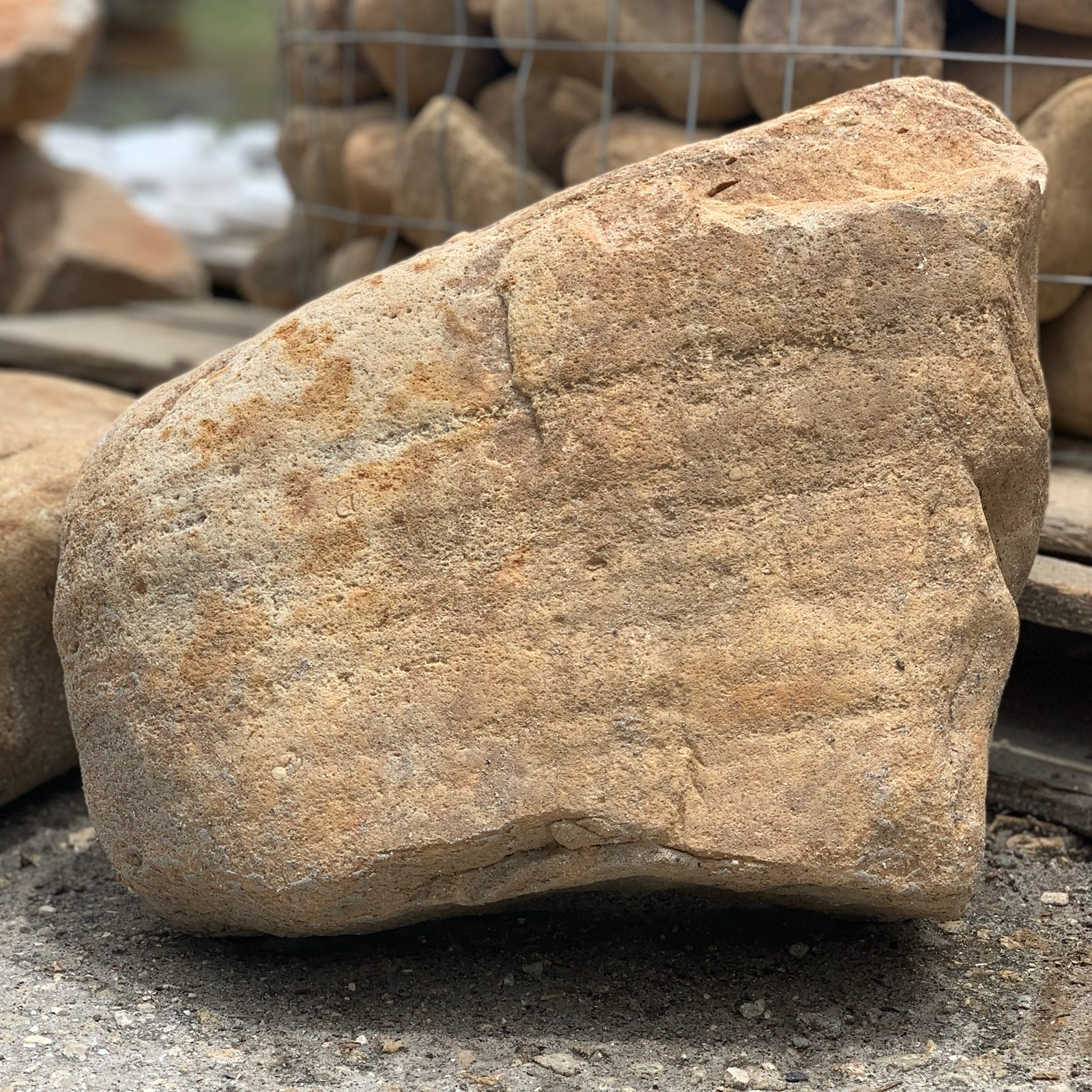 Large Round Riverslick Boulders 14 18 By The Pound Big Earth Landscape Supply
