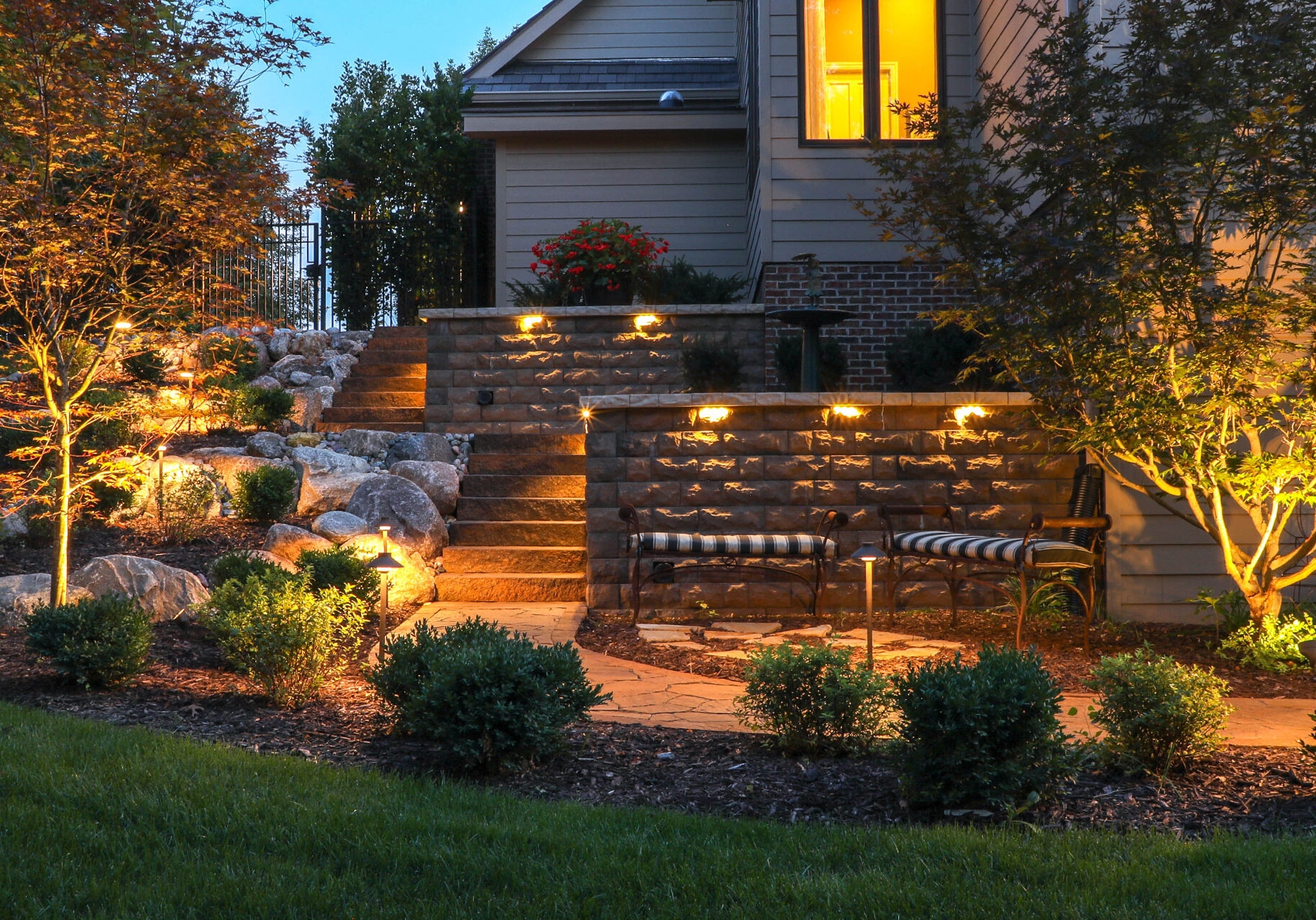 Low Voltage Landscape Lighting Zimmerman Mulch