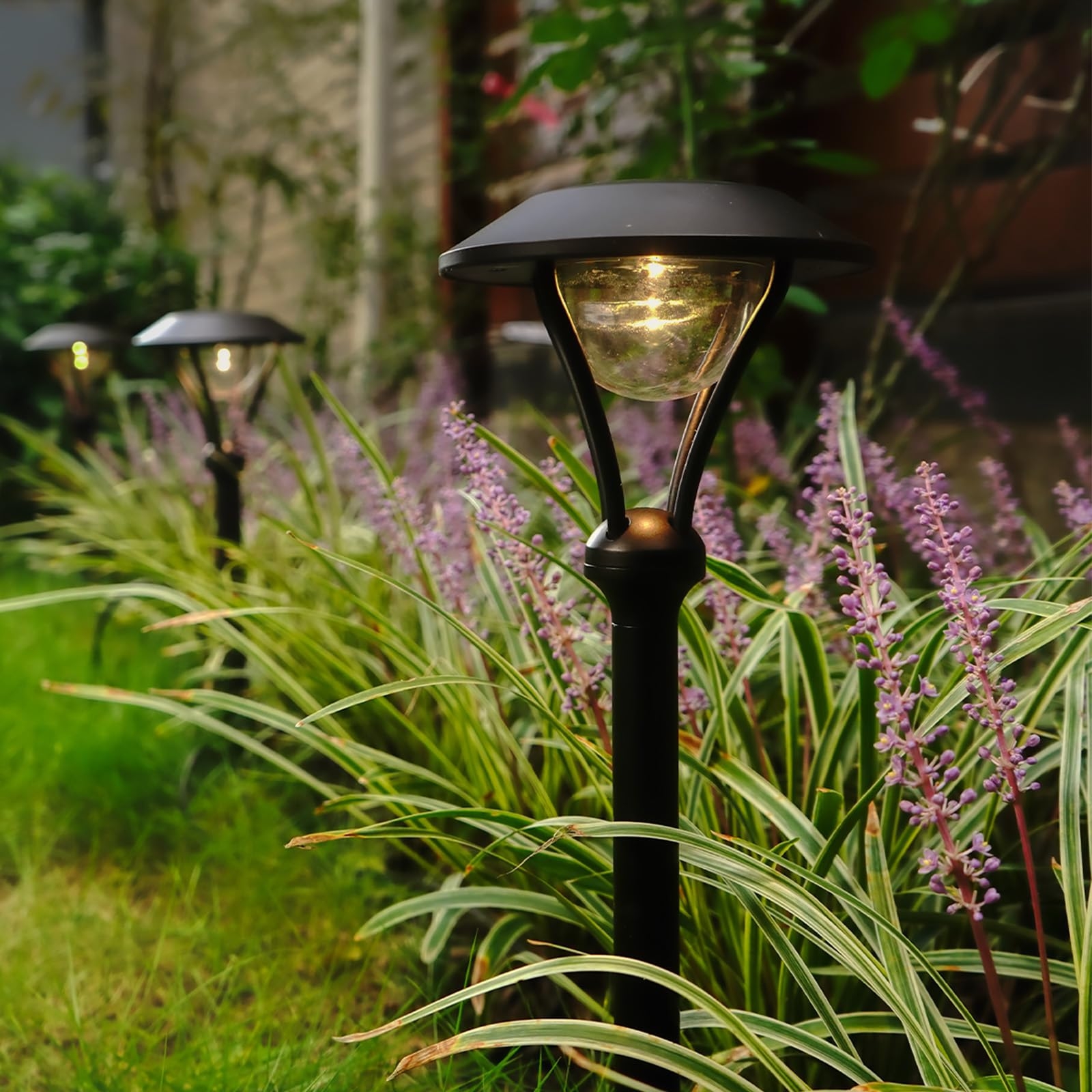Low Voltage Pathway Lights 12V AC Landscape Lighting Kit 6PK Path Lights 1W LED Outdoor Hardwired 60 Lumen 3000K Warm White Walkway Lights With Connectors And Stakes Amazon