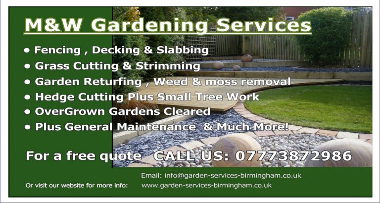 M W Gardening And Fencing Services Fencing Repairs