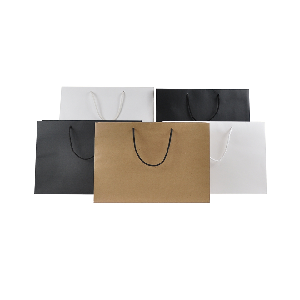 Medium Landscape Paper Bag 360x250x120mm PR Packaging