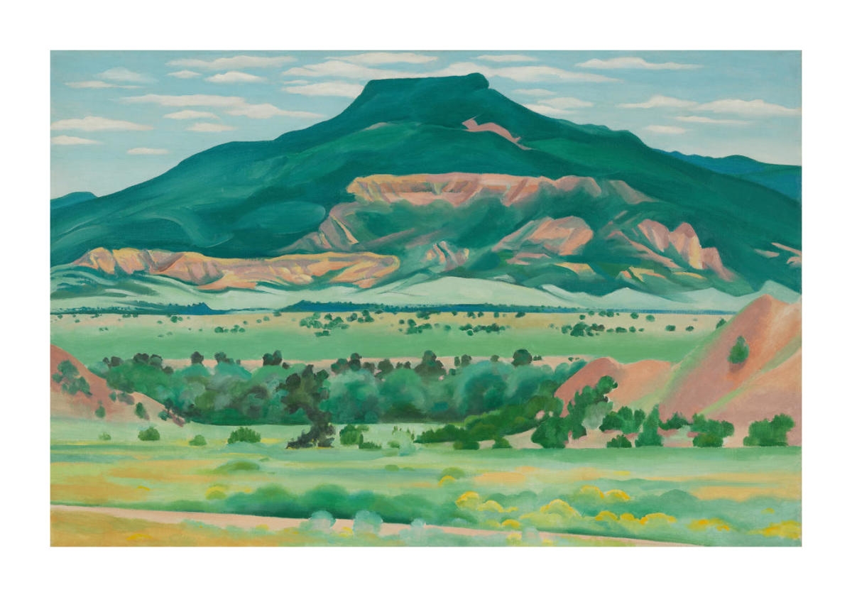 My Front Yard Summer 1941 By Georgia O Keeffe Paper Print Georgia O Keeffe Museum Custom Prints Custom Prints And Framing From The Georgia O Keeffe Museum
