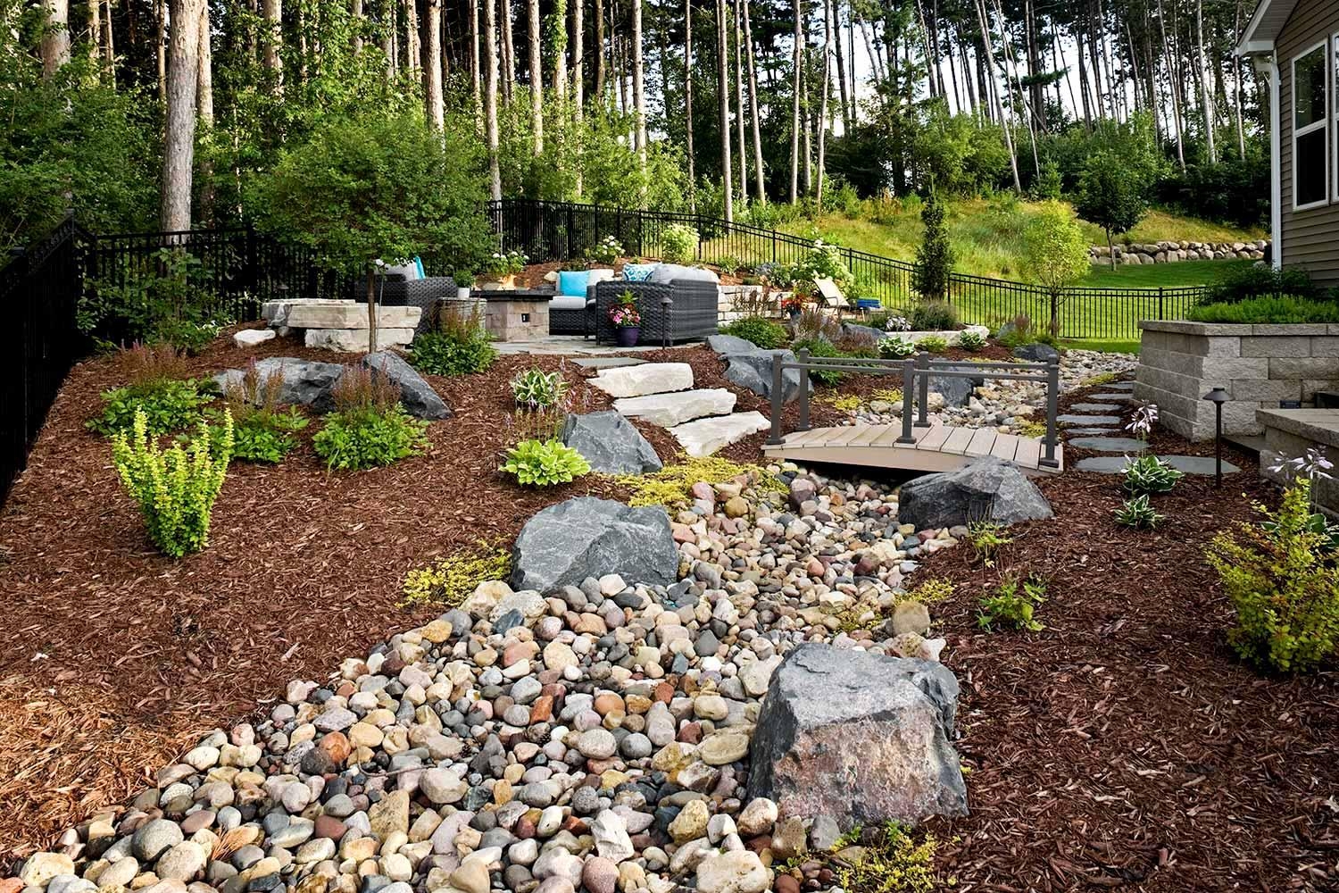 No Mow Forest Backyard In Inver Grove Heights Southview Design