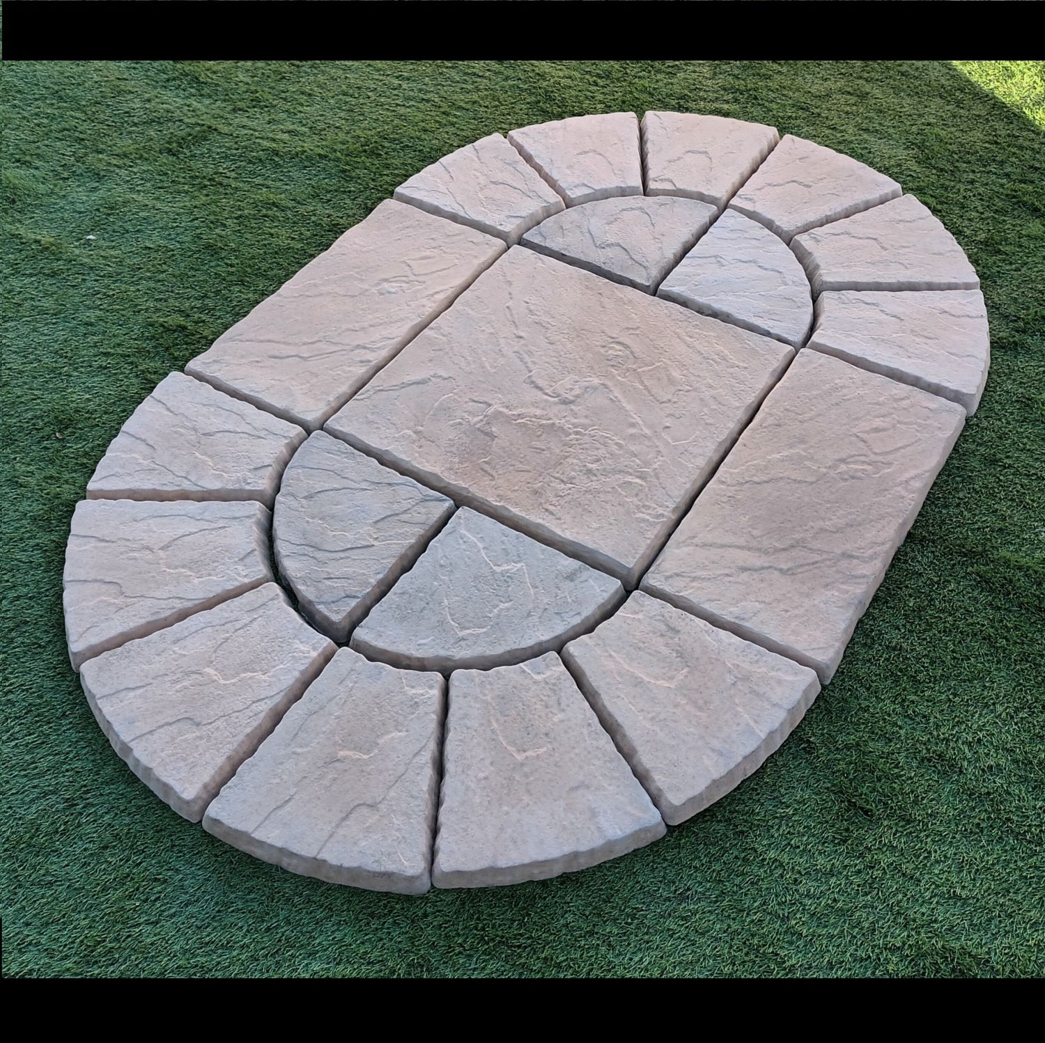 Old Style Oval Landscape Paving