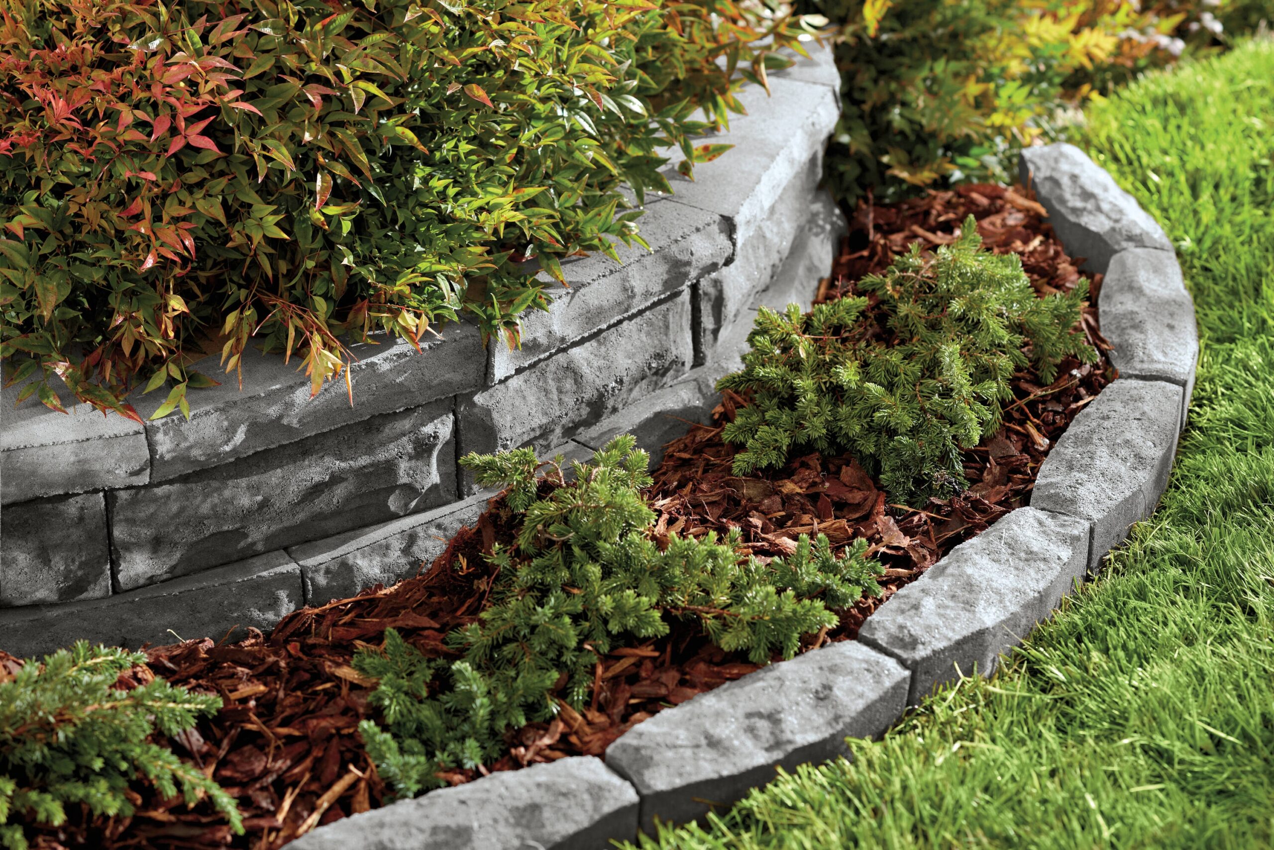 Oldcastle Chiseledge 10 in L X 4 in W X 3 in H Gray Concrete Straight Edging Stone 14200446 At Lowes