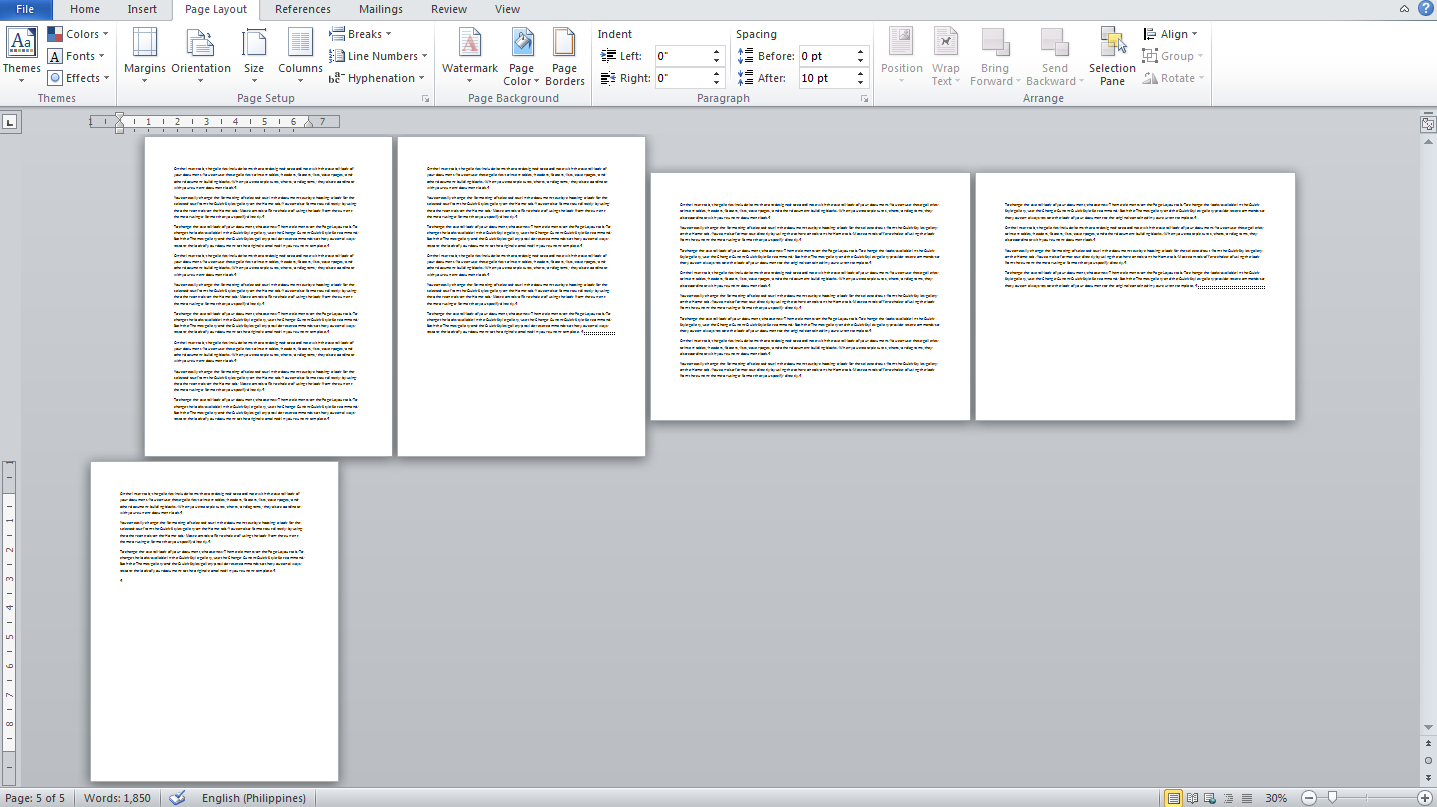 Orientation How Do I Insert Two Landscape Pages In To A Portrait Word 2010 Document But Maintain Sequential Page Numbering Super User