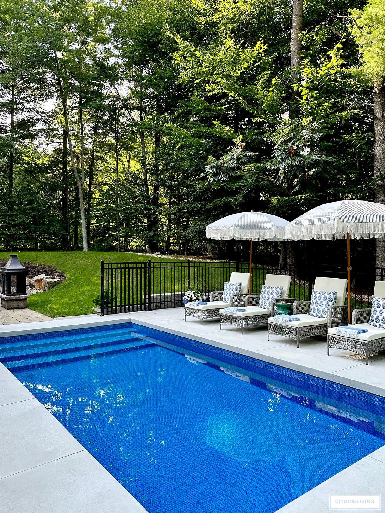 OUR RESORT STYLE POOL REVEAL CITRINELIVING