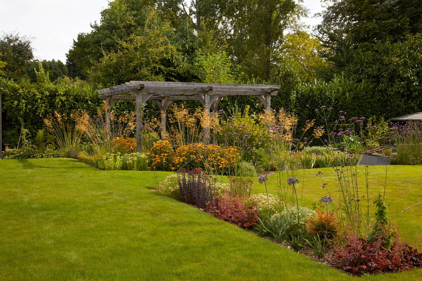 country garden landscape