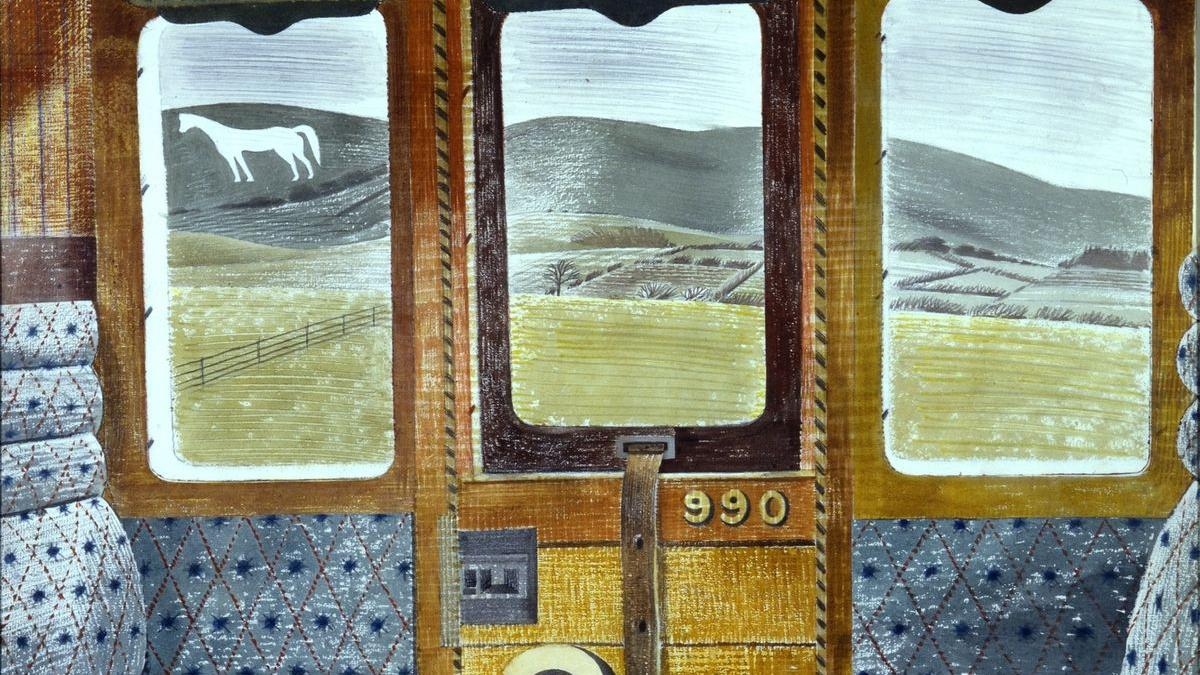 Painting Of Train Window View Is Voted Best UK Railway Art