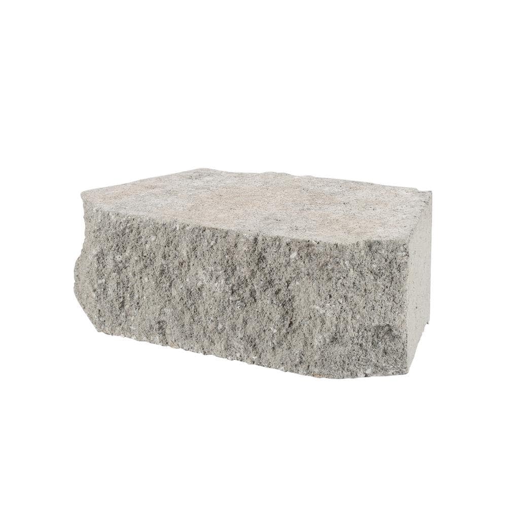 Pavestone 4 In X 11 75 In X 6 75 In Pewter Concrete Retaining Wall Block 81100 The Home Depot