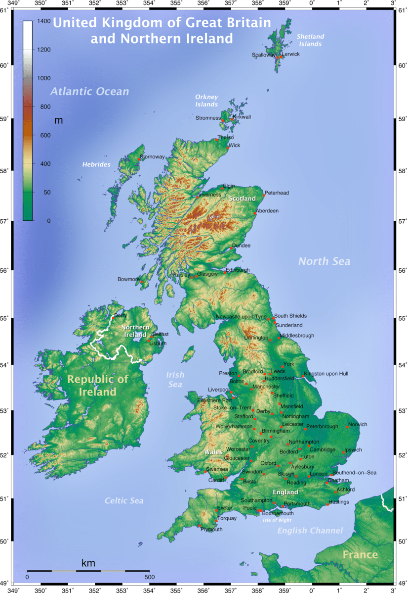 Physical Geography Of The UK UK Landscapes Internet Geography