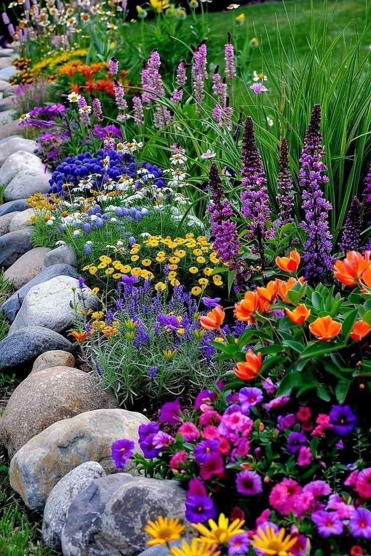 garden landscape flowers