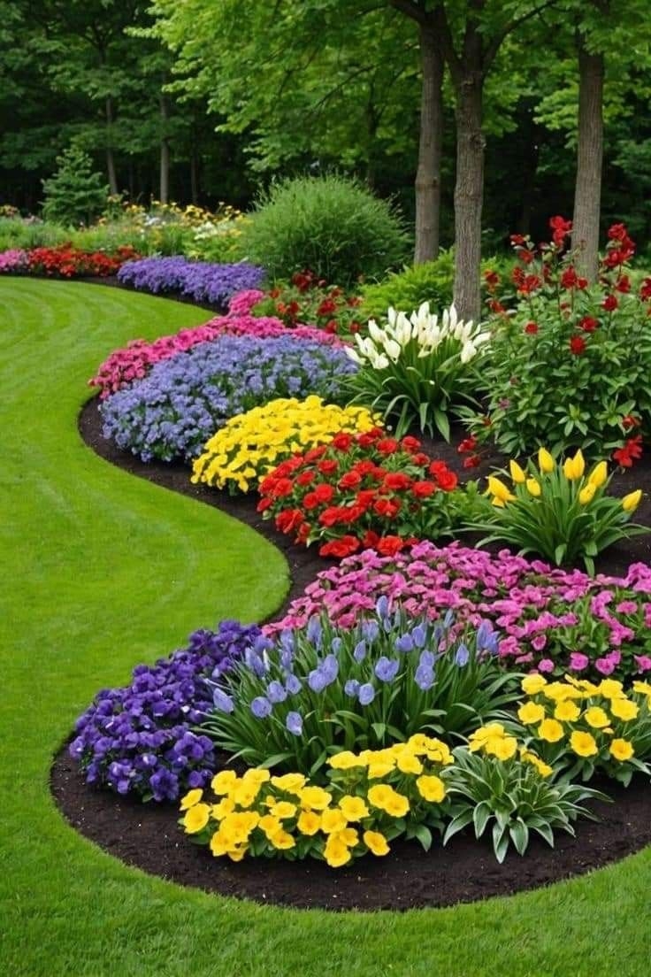 landscape flower garden ideas landscape flower garden ideas
