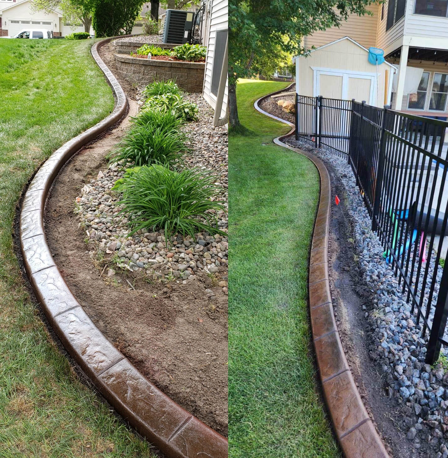 Precision Concrete Edging Concrete Landscape Edging MN