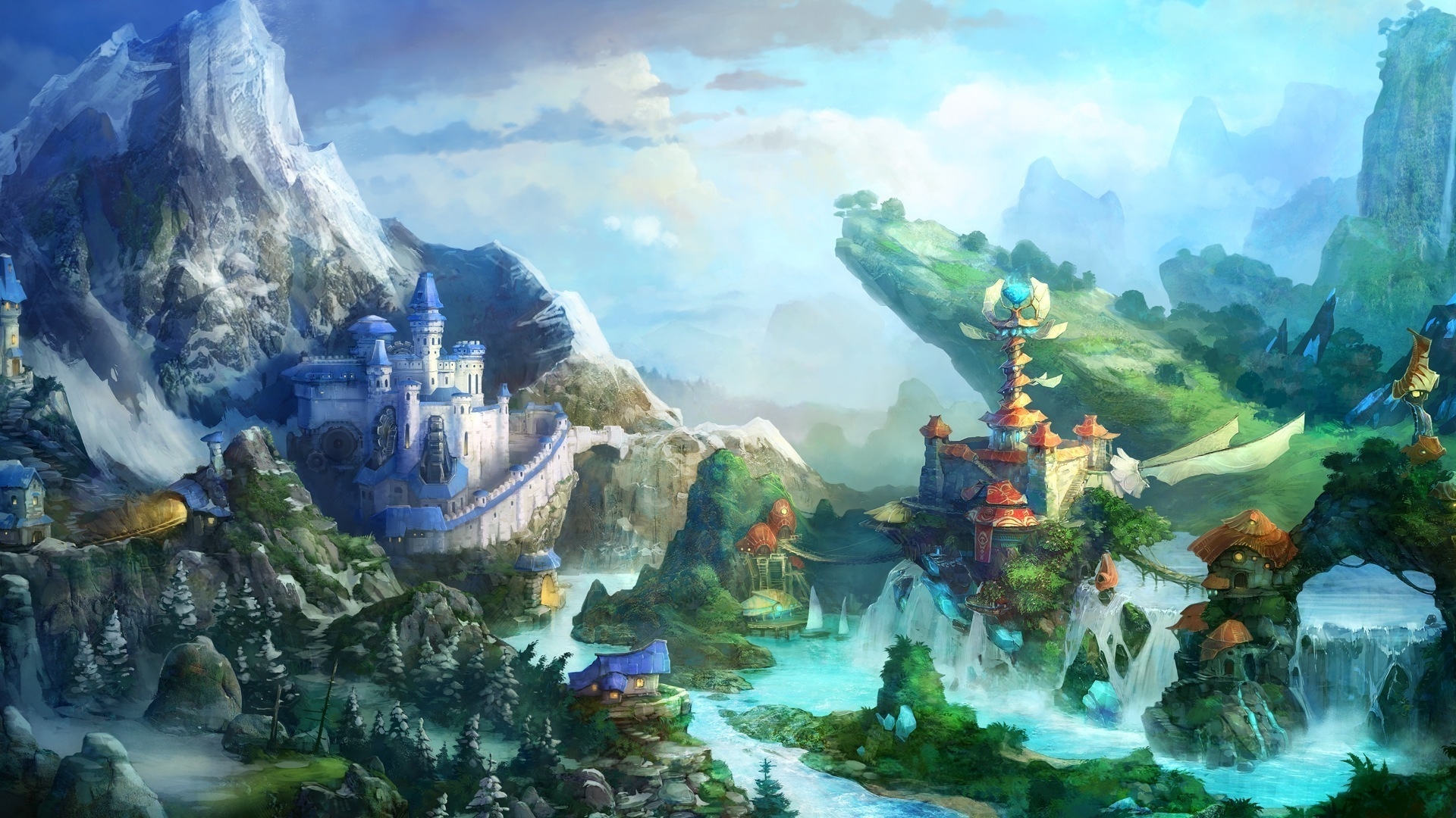 landscape wallpaper video game