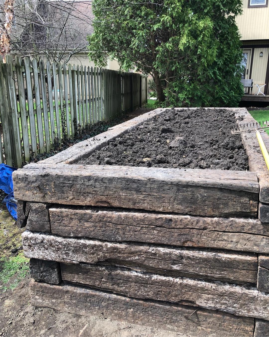 landscaping with railroad ties