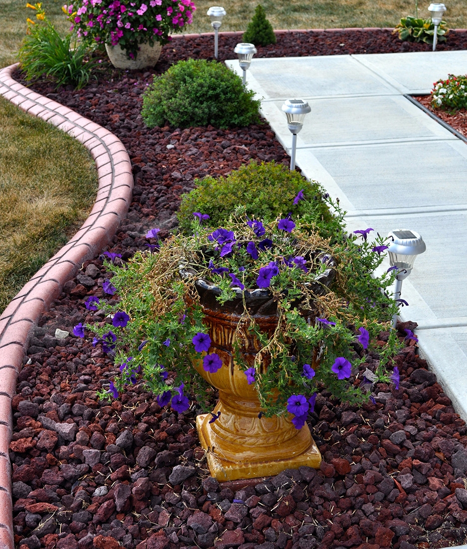 Red Lava Rock Indianapolis Decorative Rock McCarty Mulch