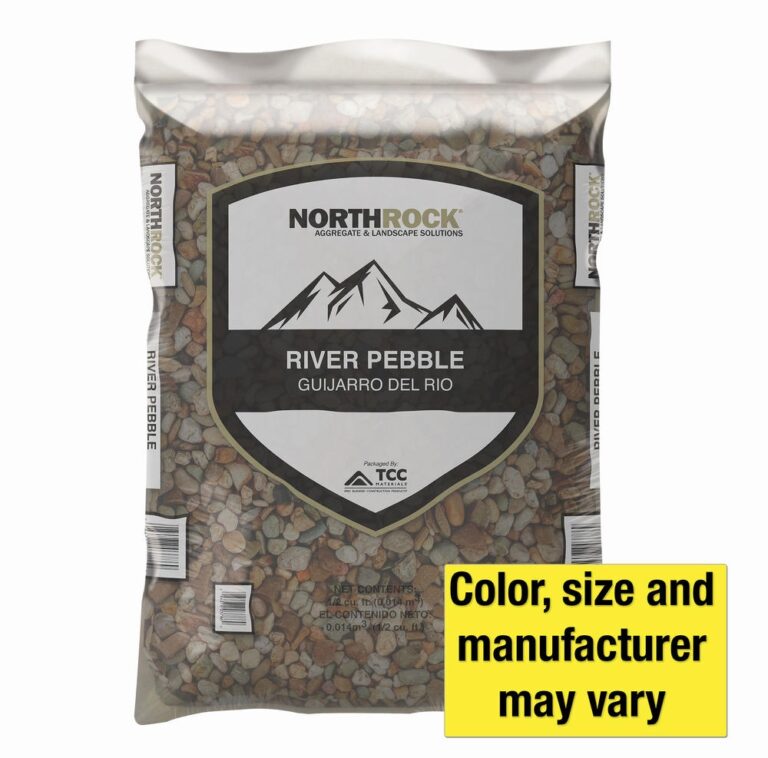 River Pebble 1 2 Cu Ft At Menards